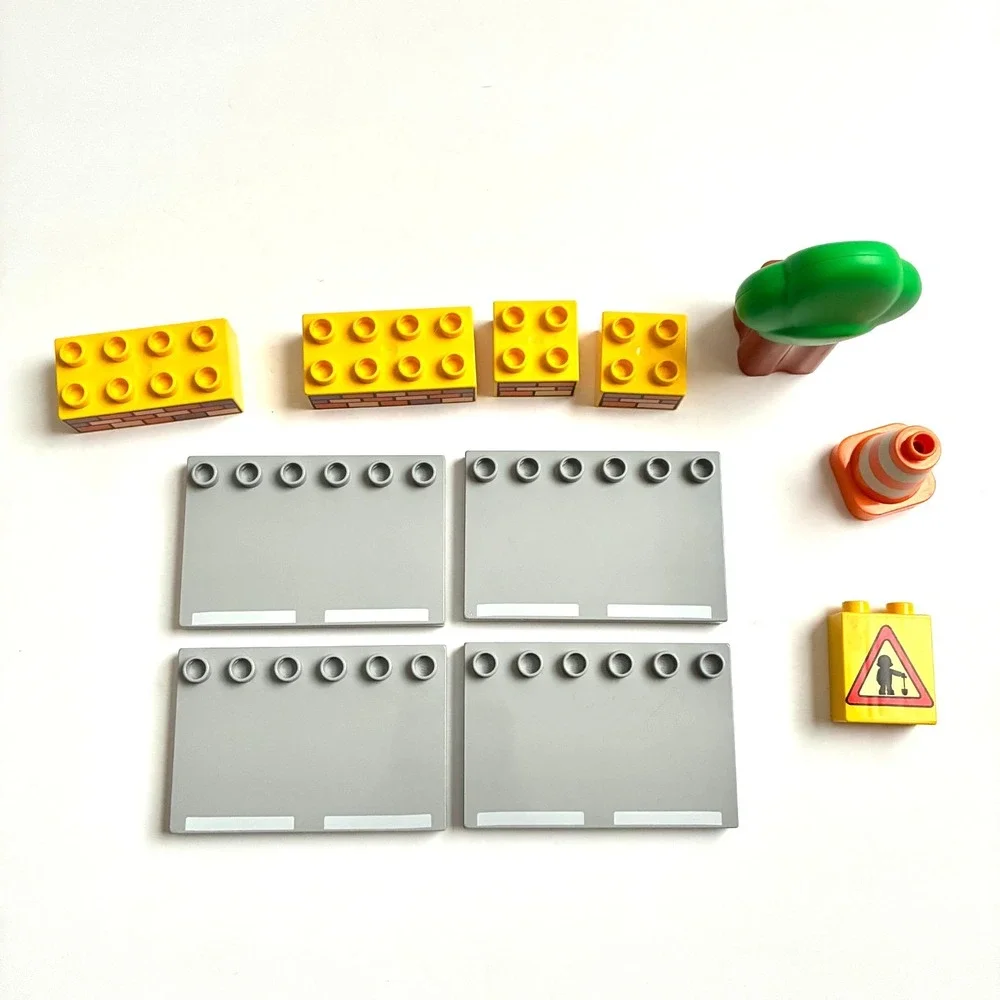 LEGO Duplo Bob the Builder Roley Benny Backhoe Sumsy Forklift Road Set Lot